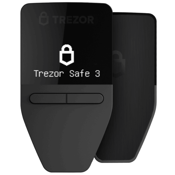 Trezor Safe 3 hardware wallet